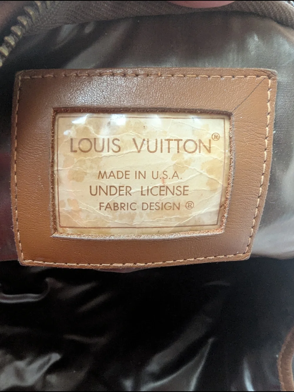 Louis Vuitton Monogram Canvas Brown Top-Handle Bag